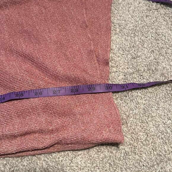 Kori Womens medium sweater knit button romper mauve color - Picture 9 of 9